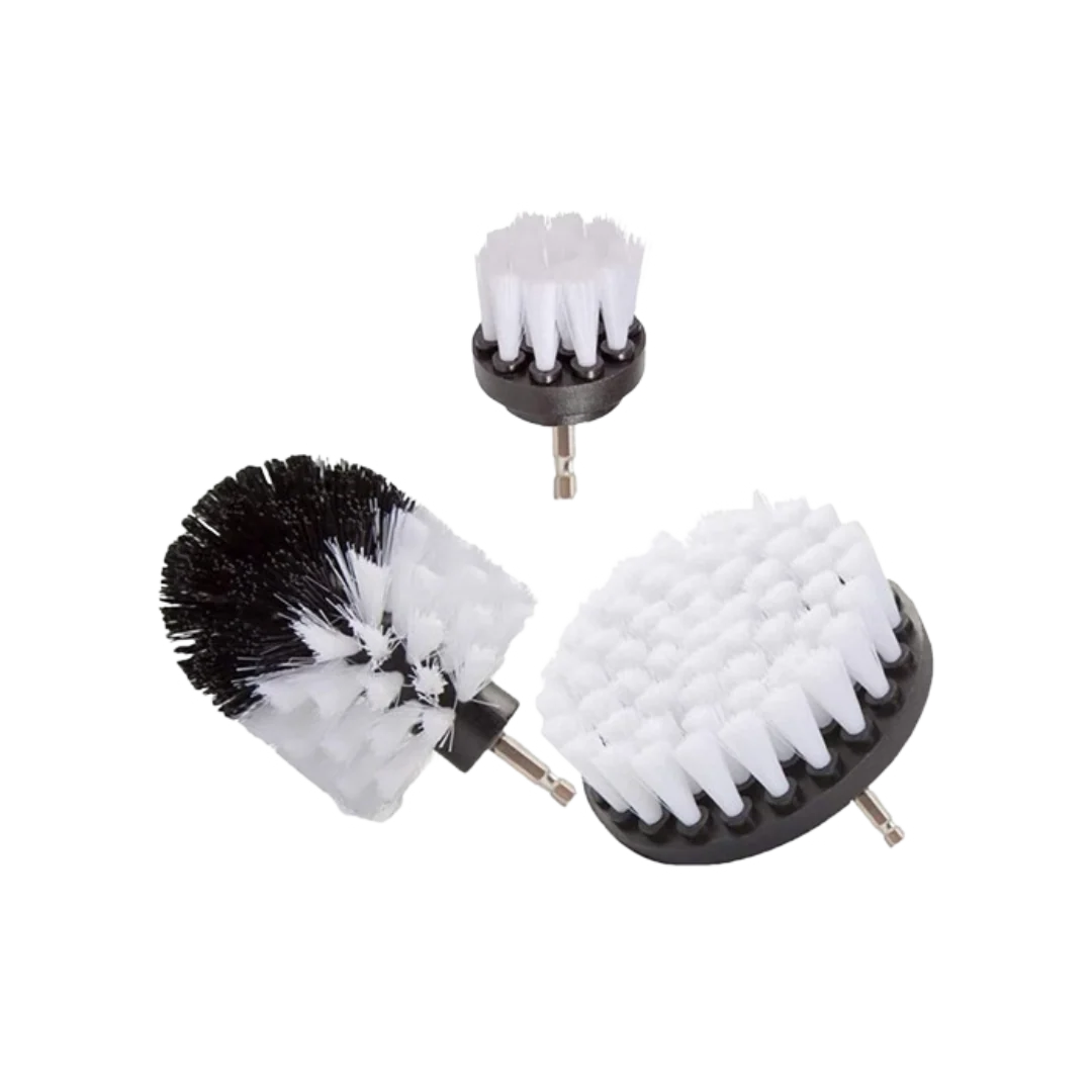 SET DE 3 CEPILLOS ROTATIVOS PROFESIONALES