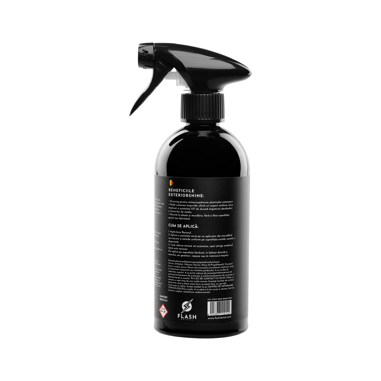EXTERIORSHINE 500ml – Acondicionador para Plásticos Exteriores