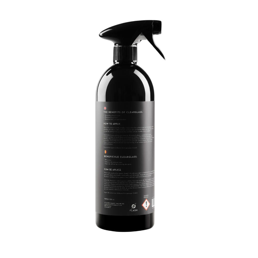 CLEARGLASS SPRAY 1000ML – LIMPIADOR DE CRISTALES